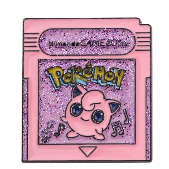 💥3/$28 New Nintendo Gameboy Pokémon Jigglypuff Game Cartridge Pin Collectible - Picture 6 of 9